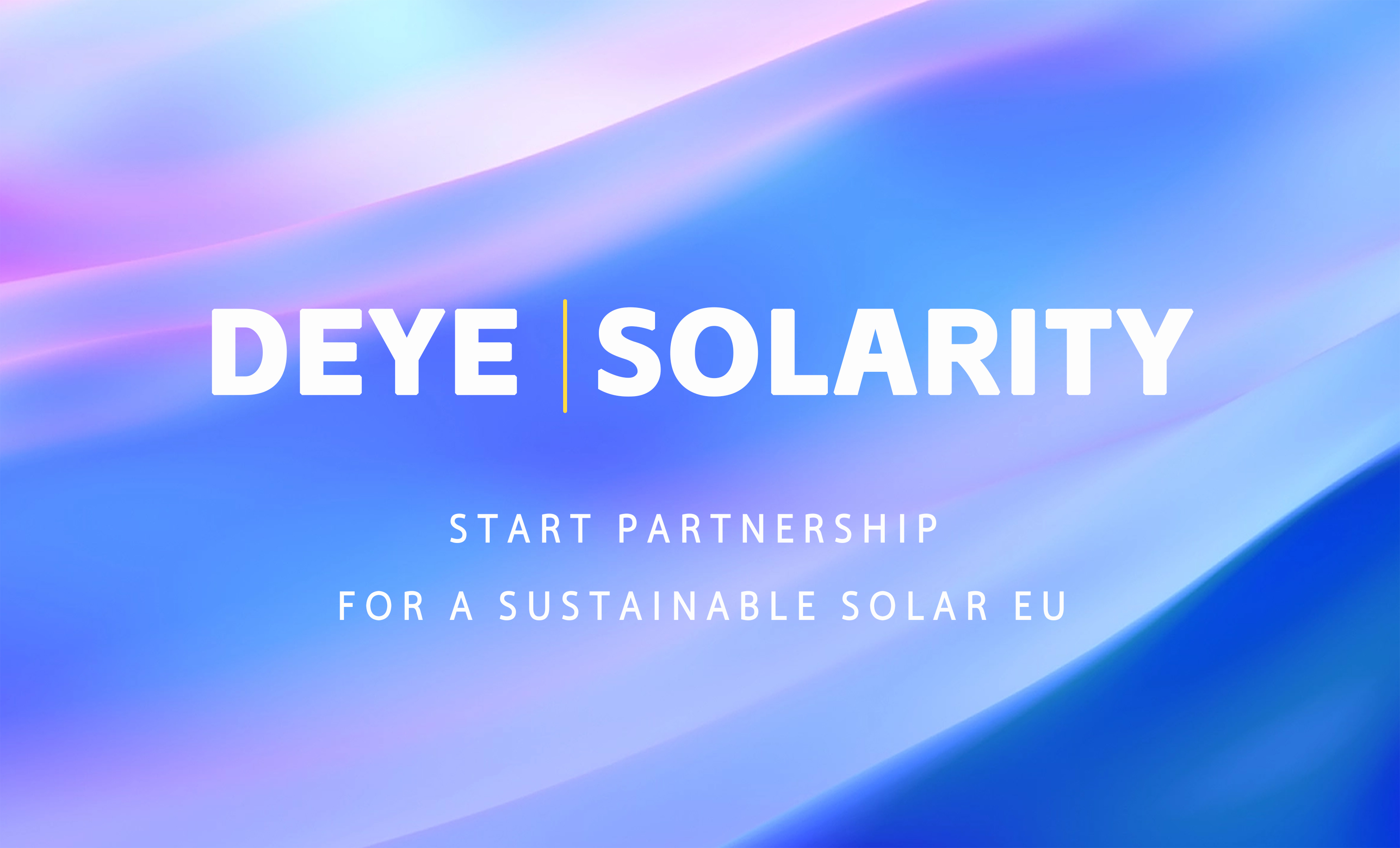 Deye & Solarity: Start partnerschap voor een duurzame zonne-energie-EU