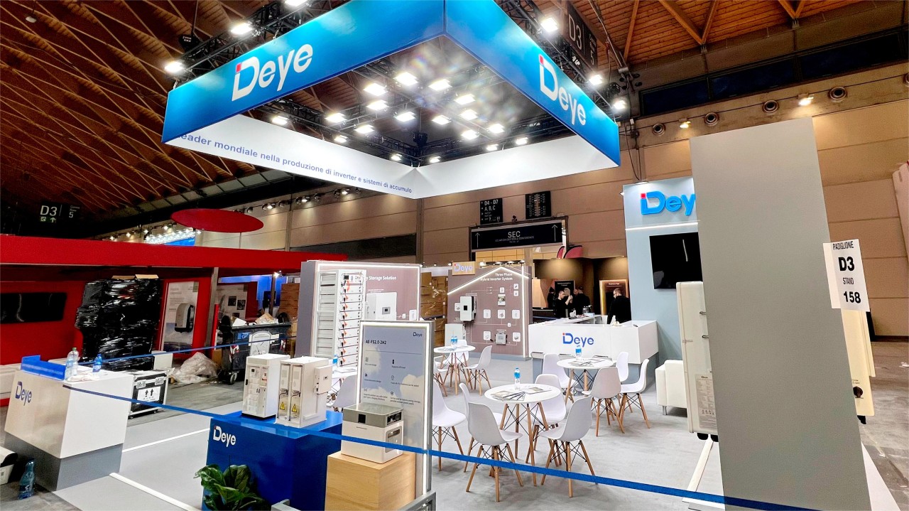 Deye onthult belangrijke producten op de Energy Transition Expo in Italië